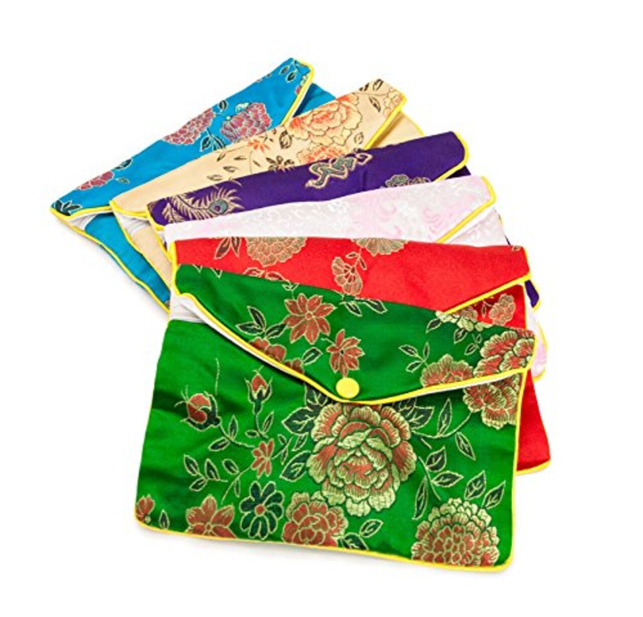 JewelrySupply Fancy Pouch Large Oriental Style (Package of 12)